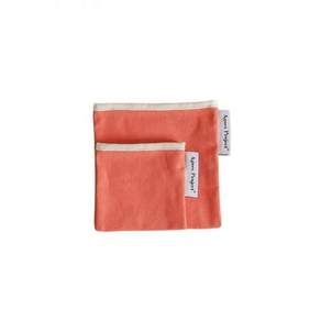 AGNES PROJECT 스퀘어컬러파우치_오렌지(2size)