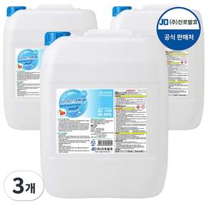진로발효 살균소독제 발효 알콜 에탄올 75% 바이오크린콜20L(3통)
