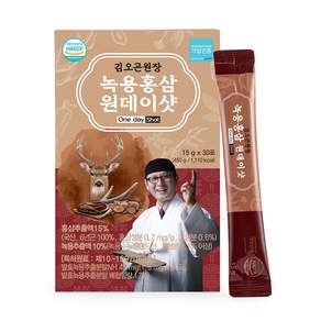 [씨엔쇼핑_TV홈쇼핑] 김오곤 원장 녹용 홍삼 원데이샷