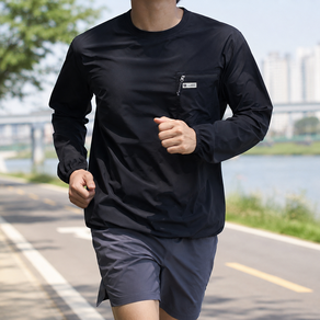네파 긴팔 우븐 러닝복 등산복 트레이닝복 쏘비아 파우치