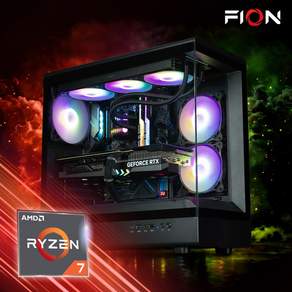 파이온PC 최신 AMD 라이젠7 9800X3D 조립PC 윈도우11 게이밍 컴퓨터 배그 피파 롤 리니지 서든 발로란트