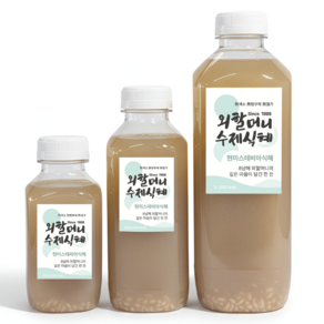 [외할머니수제식혜] 현미스테비아식혜 무설탕 제로슈가 저당식혜