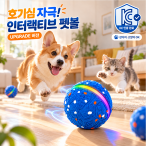 보코토 움직이는 강아지 고양이 장난감 자동 펫볼 스마트 점핑볼
