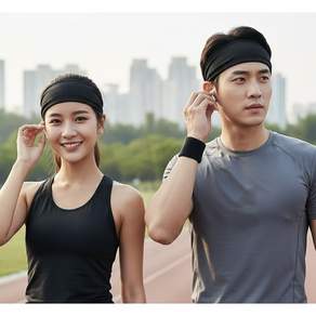 인콘트로 와이드 더블 스포츠 헤드밴드