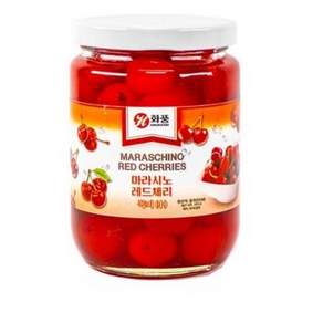 (배터짐)차이나 TopTHP 마라시노 홍체리 꼭지있음 레드체리 과일 통조림