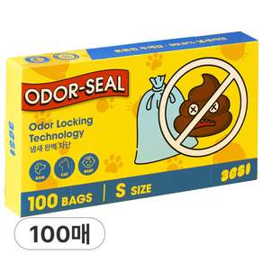 3651 오더씰 냄새차단 배변봉투 기저귀봉투, 3L, 100개