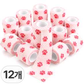 스마일플로우 강아지 안심발보호 벗겨짐방지 붕대신발