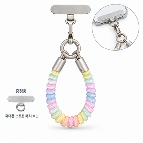 스프링 휴대폰 손목 스트랩 핸드폰 키링