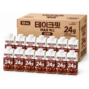 테이크핏 맥스 내 몸에 핏한 단백질 플랜 초코맛