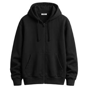 TOPBOY 남녀공용 무지 후드집업 특양면 긴팔 국내생산 (AB003)