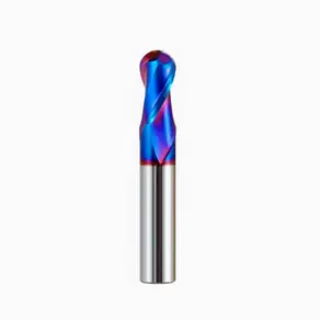 HRC65 4 플루트 볼 엔드 밀 텅스텐 카바이드 커터 CNC 라우터 비트 도구 금속강용 R0.5 6mm 10-20mm