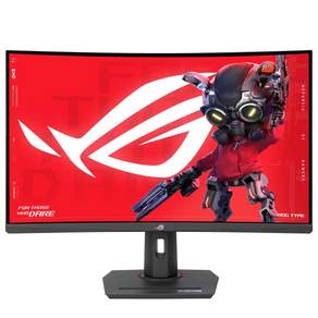 ROG Strix 32인치 1440P USB-C 커브드 HDR 게이밍 모니터 XG32WCS - QHD 180Hz 1ms Fast VA 익스트림 로우 블러 동기화 FreeS