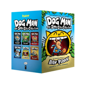 스콜라스틱 그래픽노블 도그맨 Dog Man 1-6 Boxed Set