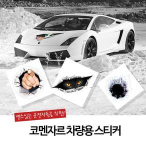 코멘자르 차량용 스티커 / 초보운전 자동차 ira5847cR