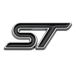 3D 금속 ST 포드 ST Fiesta Focus Edition KUGA Mondeo Focus X 2 3 용 자동차 스티어링 휠 엠블럼 배지