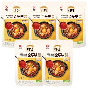 CJ제일제당 [CJ제일제당] 다담 순두부찌개양념 130g x 5개