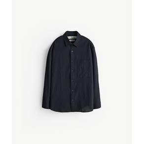 ZERO LOUNGE [일본 TAKISADA ] Airy Pleats Shirts_블랙_0DSXA11HSB