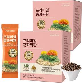 뉴트리스톡 국산 홍화씨환 뼈 건강 부모님선물 갱년기 국내산 홍화씨 환