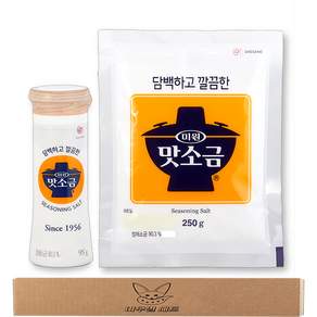청정원 미원 맛소금 95g(용기형) + 250g(봉지형)