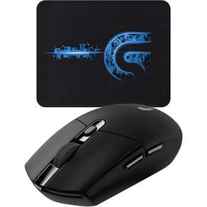 로지텍 G304 라이트스피드 무선 게이밍 마우스 + 마우스 패드