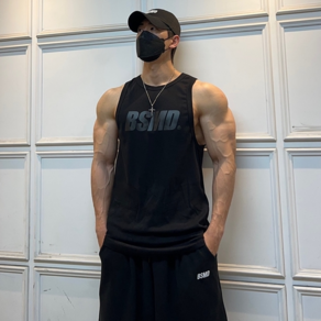 비스트모드 BSMD 프리미엄 남자 헬스나시 트레이닝복 민소매 짐웨어 037