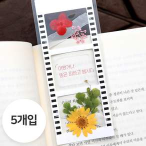 필름프레임 책갈피(5인용) 북마크 커플 인생사진 네컷 학교수업 만들기 가랜드 방과후수업 엄마표미술놀이