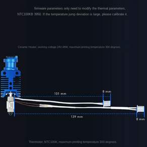 엔더 3 CR10 VORON 2.4 하이 엔드 압출기 3D 프린터 부품 ENDER 3 V2 CR10S 고속 프린트 헤드 Hotend 키트