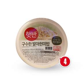 CJ 햇반 발아현미밥 210g 4개