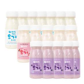 야베스목장 수제 요거트 세트 150ml (플레인 딸기. 블루베리)