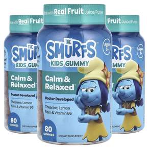 스머프 어린이 캄 & 릴렉스 Smurf 베리 맛 구미