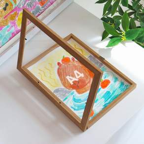 이지유 아이 그림 보관 100장 액자 A3 A4 8절 벽걸이 키핑 스케치북 상장 미술 선물