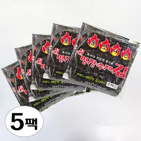 할아버지 명장 불맛나는 수제 곱창김 소문난 구운 조미 파래 옛날시골 할머니 맥반석 즉석구이 김