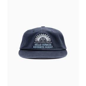 헬로 선라이즈 90s 로고 6Panel 캡_Deep Navy