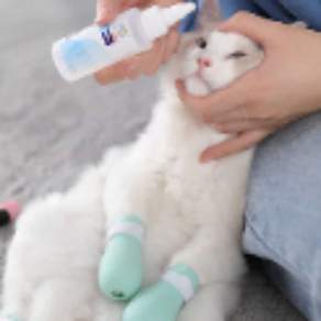 애완동물발커버 고양이신발스고양이발보호대 고양이미용용품