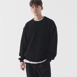 피아네르 남녀공용 컴포터블 오버핏 크루넥 니트