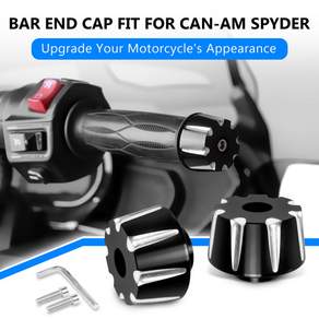Can-Am Spyder F3 / RT / ST 2015-2023 RT-L 2012-2023용 알루미늄 바 엔드 웨이트 핸들바 캡 손의 진동 감소