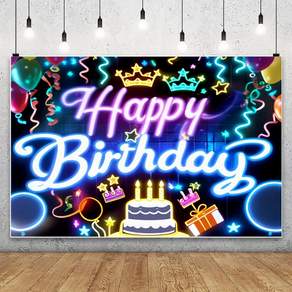 아라홍스 생일축하 파티용품 생일가랜드 3D 입체 현수막