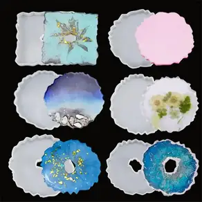 DIY 유터 수지 에폭시 몰드 차 터 실리콘 와인 공예용 보석 도구