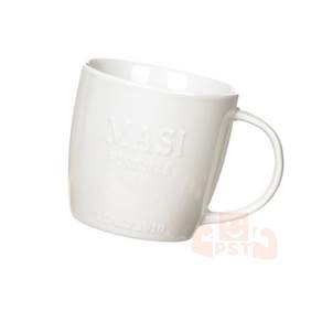 파워 빅 머그컵 670ml 화이트 커피머그컵