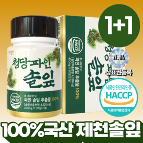 자연온정 청당 파인 솔잎 추출물 국산 100%