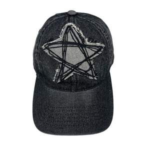 스케이터락 sk8errock Doodle Star Washing Denim Ball Cap (black)