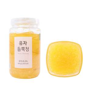 [딜라잇가든] 껍질채 갈아넣은 유자 듬뿍청
