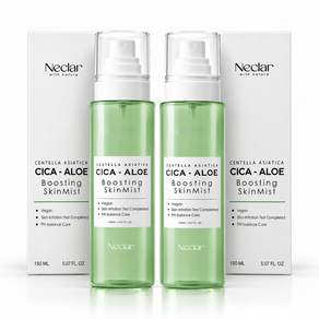 네클라 시카 알로에 진정 수분 미스트 150ml 2개 대용량 안개분사 보습 비건