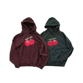 [MEDIUMS x TWO STANDARD] Sashiko Tomato Patch Hoodie (미디엄스 투스탠다드 사시코 토마토 패치 후드티)