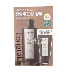 롱테이크 샴푸 샌달우드향 300ml 추가 100ml