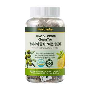 힐더데이 올리브레몬 클린티 이너뷰티 올레티 슬로우에이징 습관 카페인 없는 티백