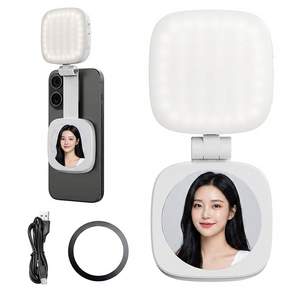 2026년 업그레이드 모델 휴대용 핸드폰 셀카 방송 촬영조명 충전식 LED 조명
