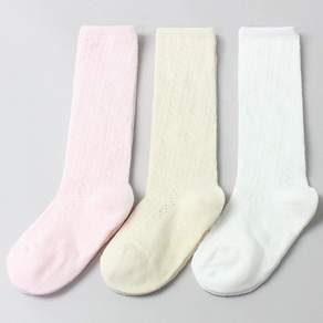 노디자인 H머랭 반장 동일 컬러 3켤레 유아 아동 아기 남아 여아 쿨 메쉬 봄 여름 가을 겨울 무지 니삭스 오버니 장목 주니어 키즈 어린이 유치원 선물 양말 세트