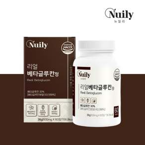 뉴일리 리얼베타글루칸60정 영지버섯 균사체 건조효모 HACCP인증