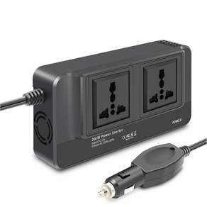 자동차용 파워 인버터 컨버터 어댑터 변압기 라이터 소켓 4USB 포트 출력